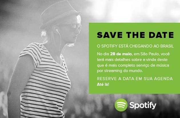Spotify marca evento sobre chegada ao Brasil para 28 de maio