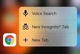 Chrome beta para iOS agora tem suporte para 3D Touch