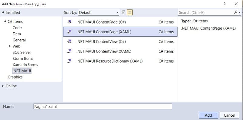 .NET MAUI – Menu de navegação Flyout