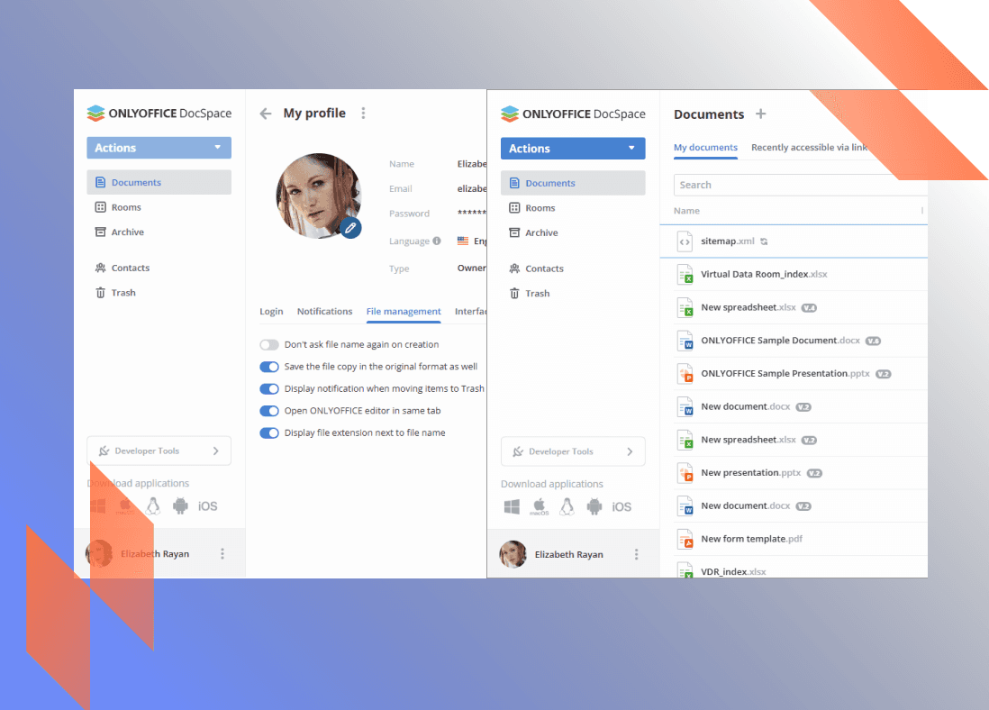 ONLYOFFICE DocSpace 3.0 lançado com Virtual Data Rooms, OAuth 2.0, DocSpace Developer e mais