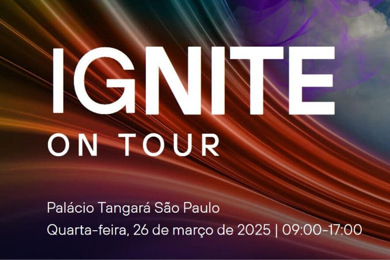 Ignite on Tour 2025: Edição brasileira do evento será realizada em São Paulo
