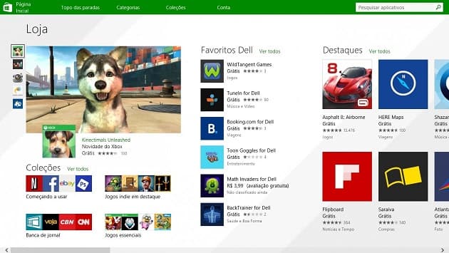 Windows Store ganha atualização e traz apps universais