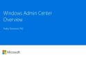 Microsoft revela melhorias do Windows Admin Center