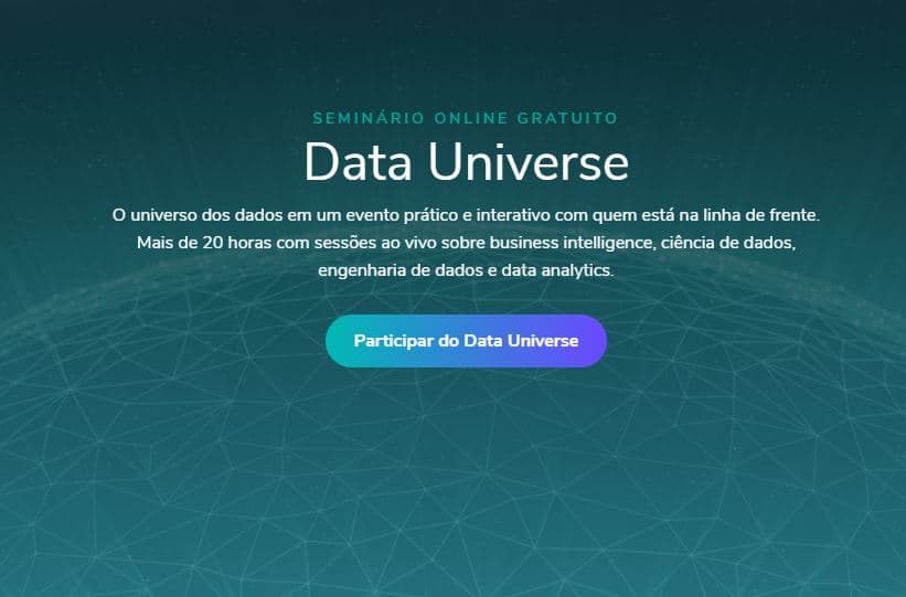 Evento gratuito conecta profissionais com as maiores referências da área de dados no Brasil