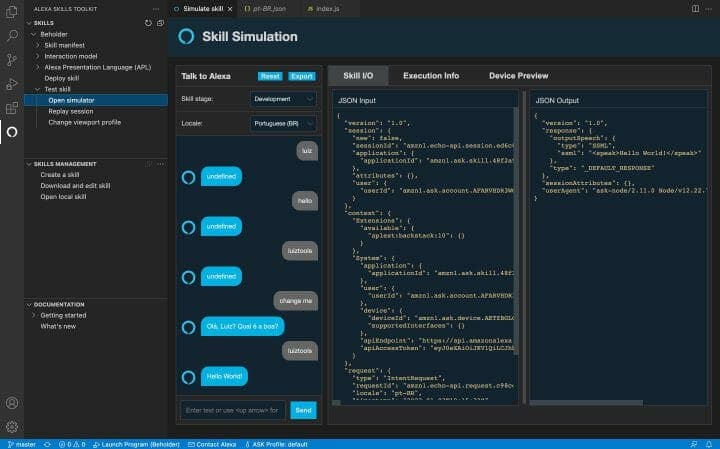 Como criar uma skill para a assistente virtual da Amazon, a Alexa