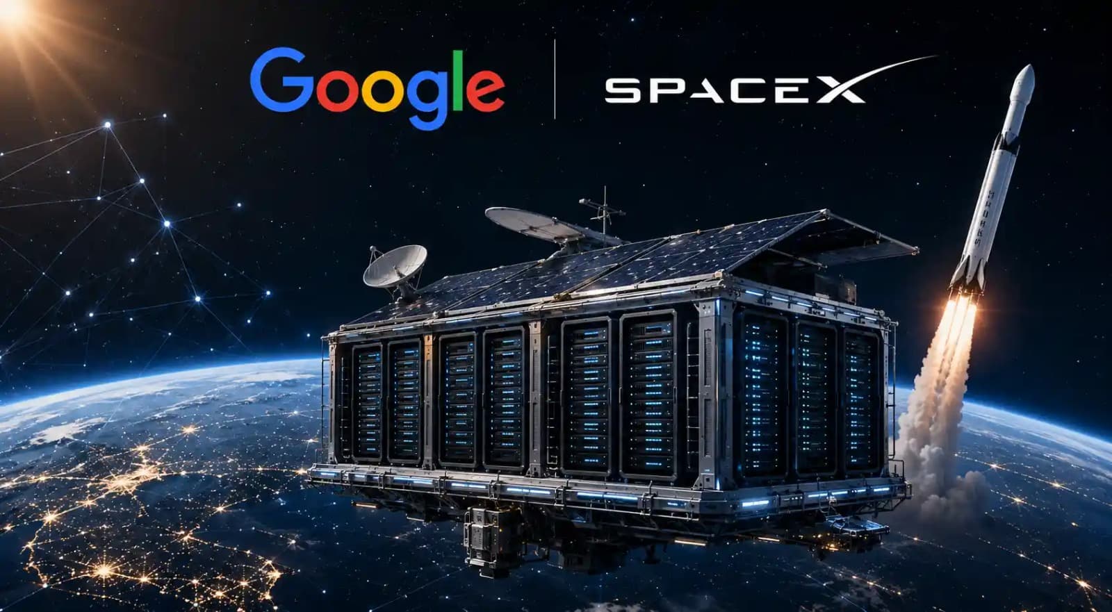 SpaceX e Google – infraestrutura de IA: data centers em órbita