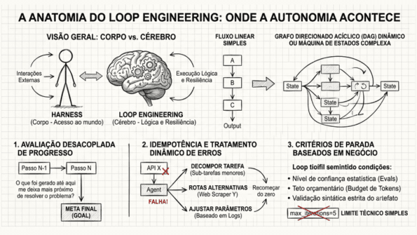 Além do Harness: Por que o Loop Engineering é o Futuro dos Agentes de IA em Produção