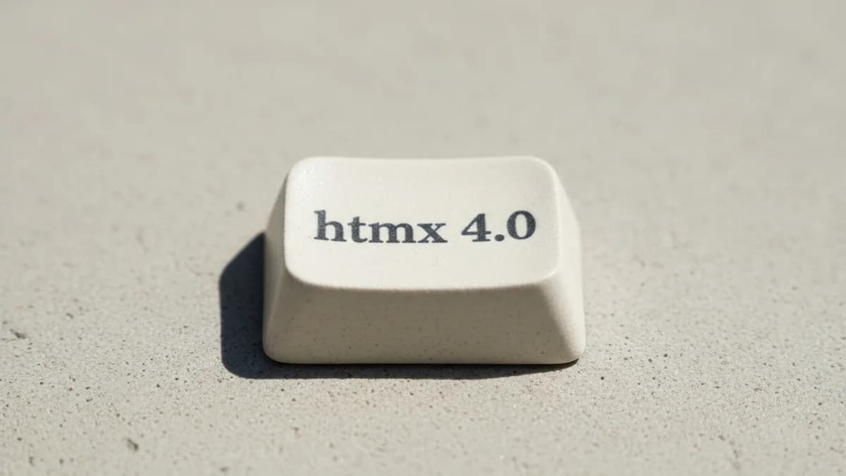 A biblioteca htmx chega à versão 4.0 e troca XMLHttpRequest por fetch()