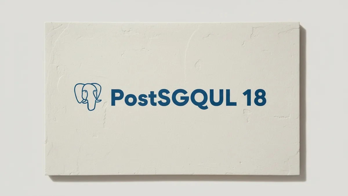PostgreSQL 18 traz uuidv7() nativo e I/O assíncrono configurável via io_method