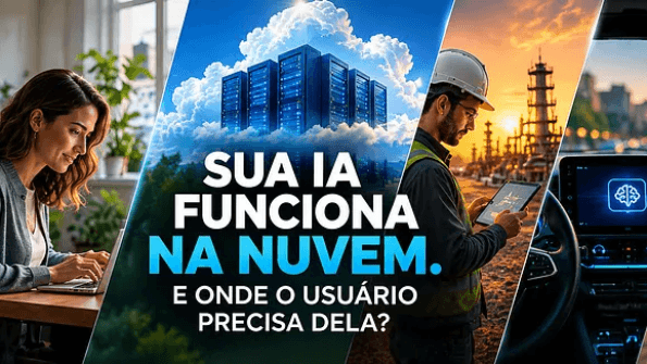 Sua IA funciona na nuvem. E onde o usuário precisa dela?