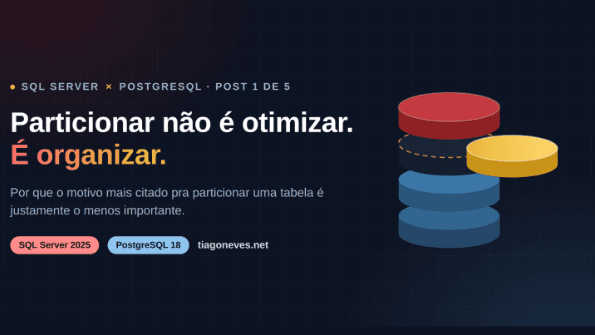 Particionar não é otimizar. É organizar